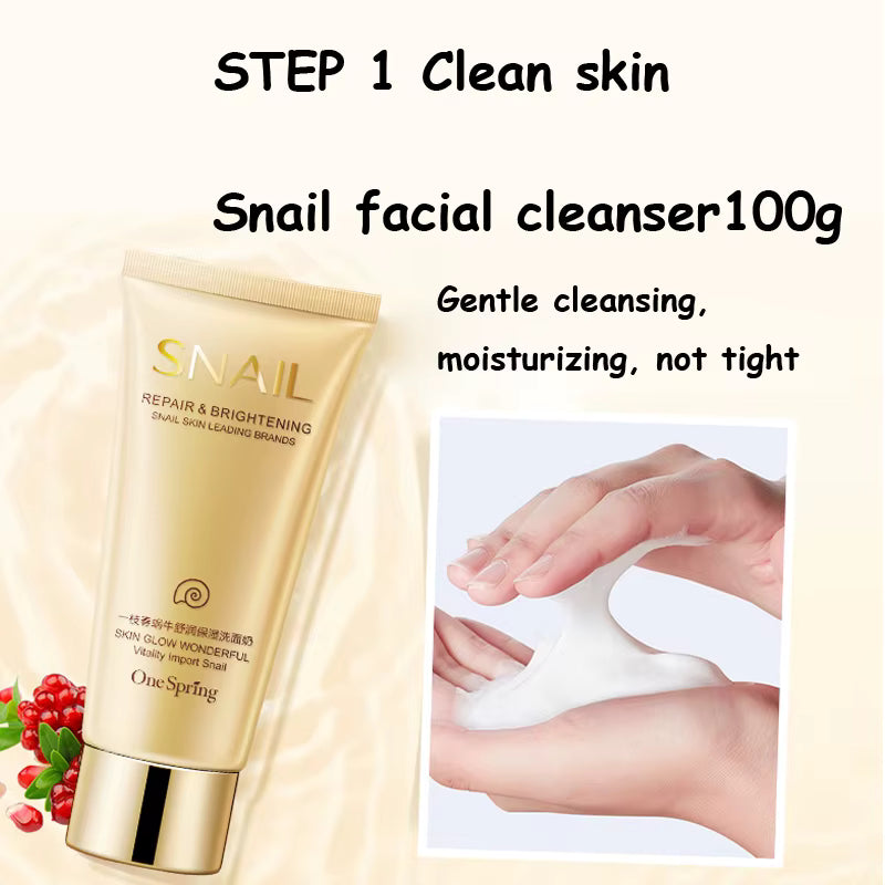 6 pièces, coffret de soins visage coréen : crème hydratante blanchissante, tonique, lotion, contour des yeux, nettoyant, BB crème.