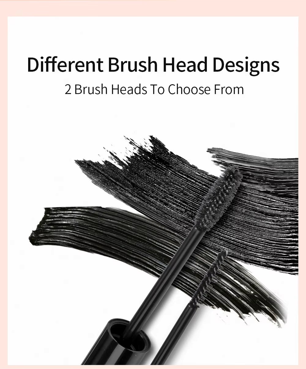 QIBEST Maquillage Mascara Noir 4D Mascara Épais Recourbant 4D Volume Cils Maquillage Mascara Allongant Waterproof Yeux Cosmétiques