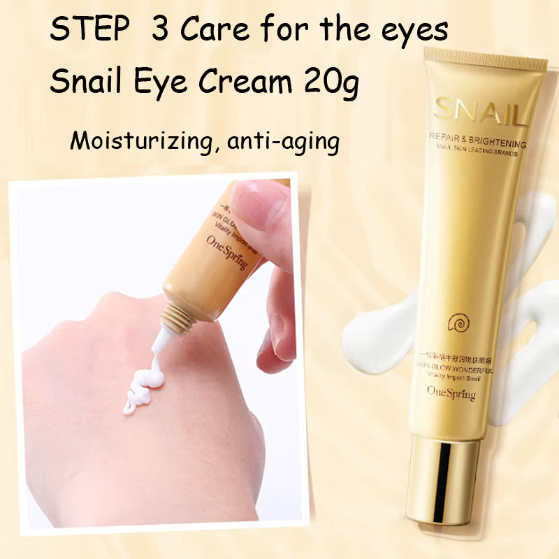 6 pièces, coffret de soins visage coréen : crème hydratante blanchissante, tonique, lotion, contour des yeux, nettoyant, BB crème.