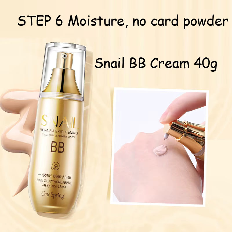 6 pièces, coffret de soins visage coréen : crème hydratante blanchissante, tonique, lotion, contour des yeux, nettoyant, BB crème.