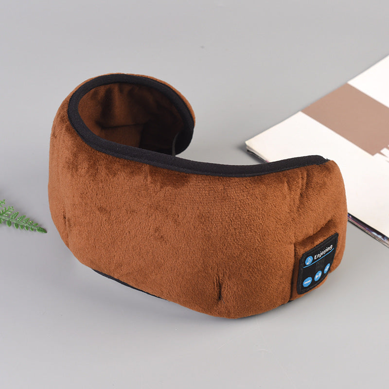 Casque de sommeil Bluetooth 3D transfrontalier avec casque audio intelligent sans fil pour appels musicaux et anti-artefacts, respirant et protecteur d'ombres pour le sommeil